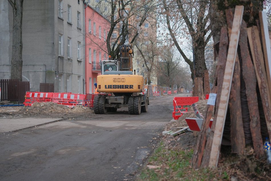 Łódź. Remont ul. Ozorkowskiej w Łodzi