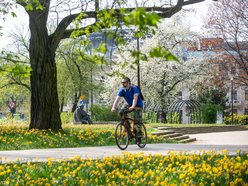 Łódź. Park Staromiejski w Łodzi