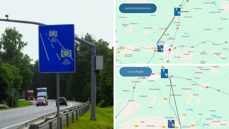 Łódź. Nowe odcinkowe pomiary prędkości na autostradzie A1