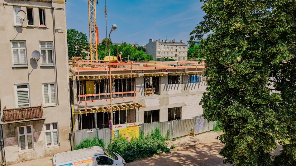 Łódź. Nowe mieszkania miejskie przy Skierniewickiej w Łodzi