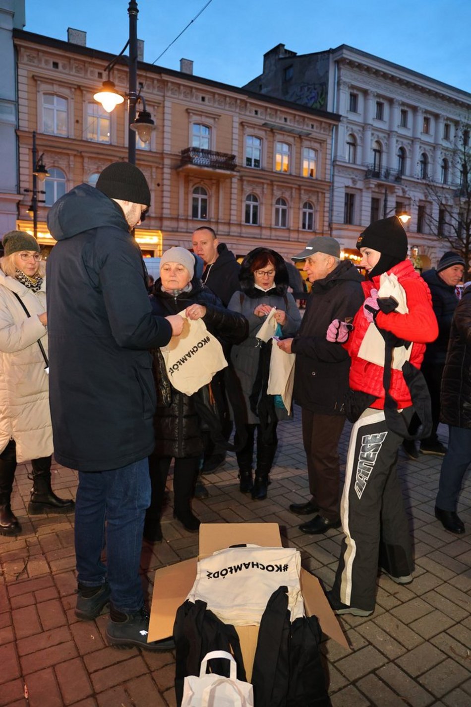 Walentynki w pasażu Rubinsteina