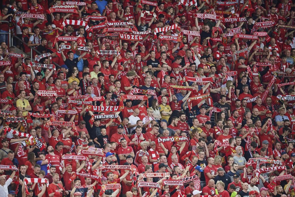 Mecz Widzew Łódź kontra Puszcza Niepołomice. Odszukaj się na zdjęciach z trybun!