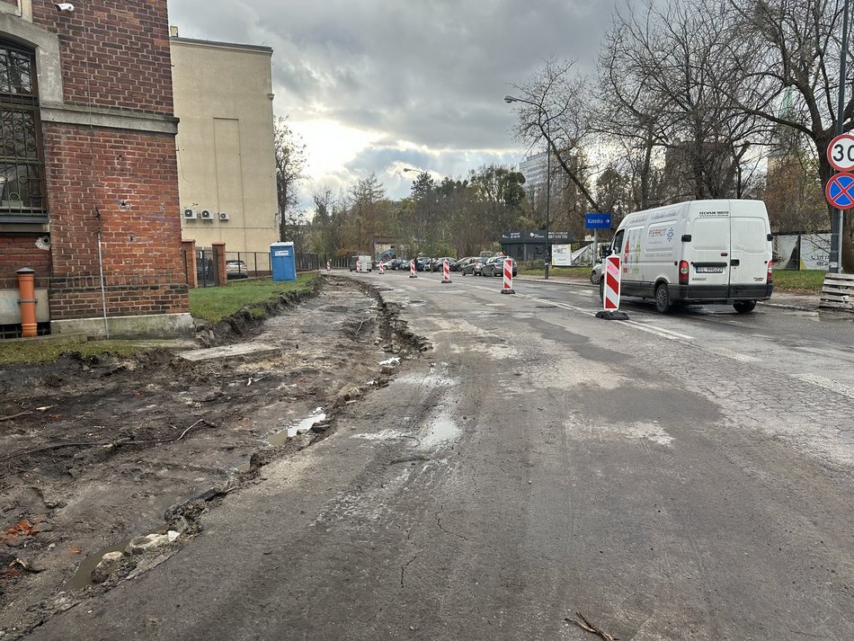 Remont Sienkiewicza i Tymienieckiego w Łodzi. Sprawdź, jak przebiegają prace