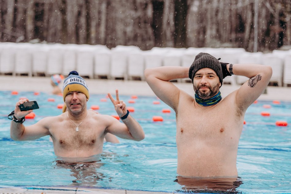 Aquapark Fala, morsowanie, pierwszy śnieg