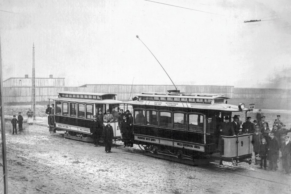 tramwaje w dawnej Łodzi