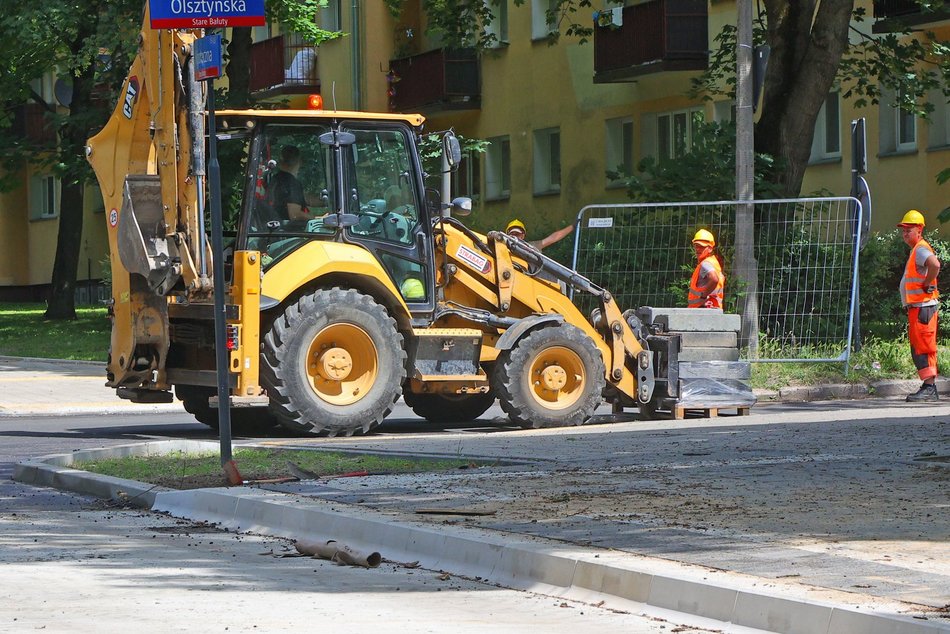 Remont ulicy Hipotecznej - nowa nawierzchnia