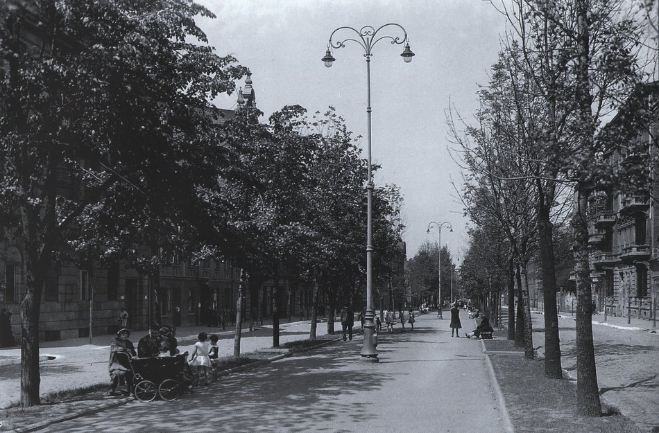 Aleja Kościuszki - rok 1919