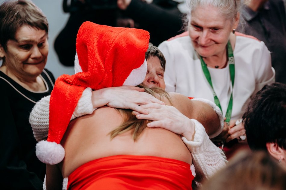 Mikołaj w DPS z ul. Spadkowej