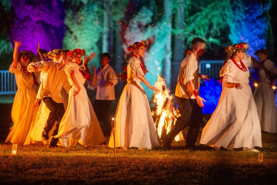 Noc Świętojańska w Ogrodzie Botanicznym w Łodzi