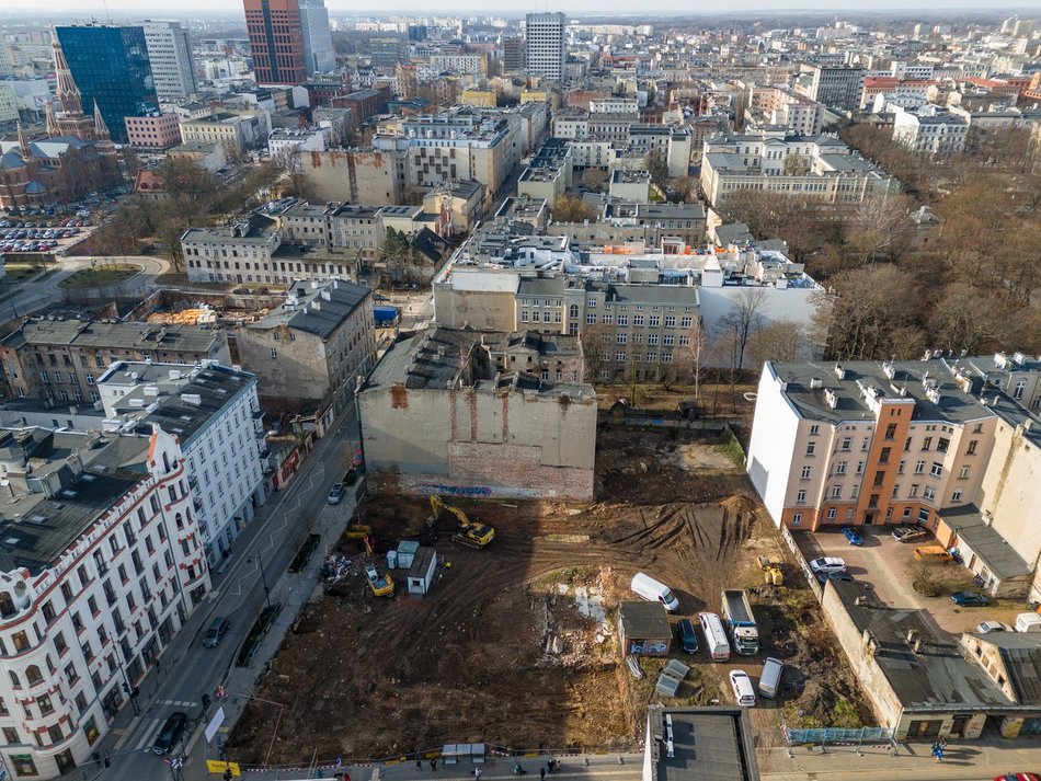 Nowe osiedle mieszkaniowe Flora w Łodzi