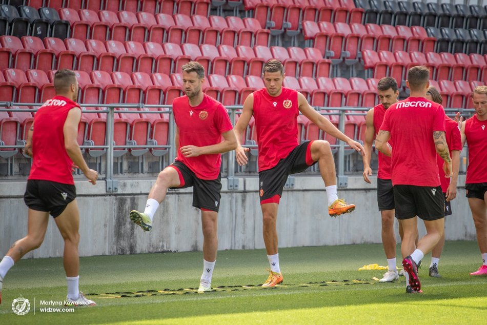 piłkarze na murawie