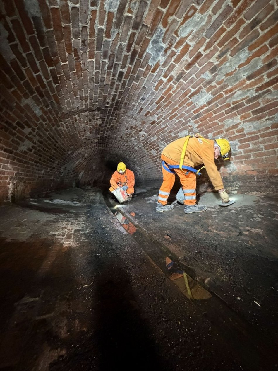 Łódź. Remont kanału przy ul. Obywatelskiej