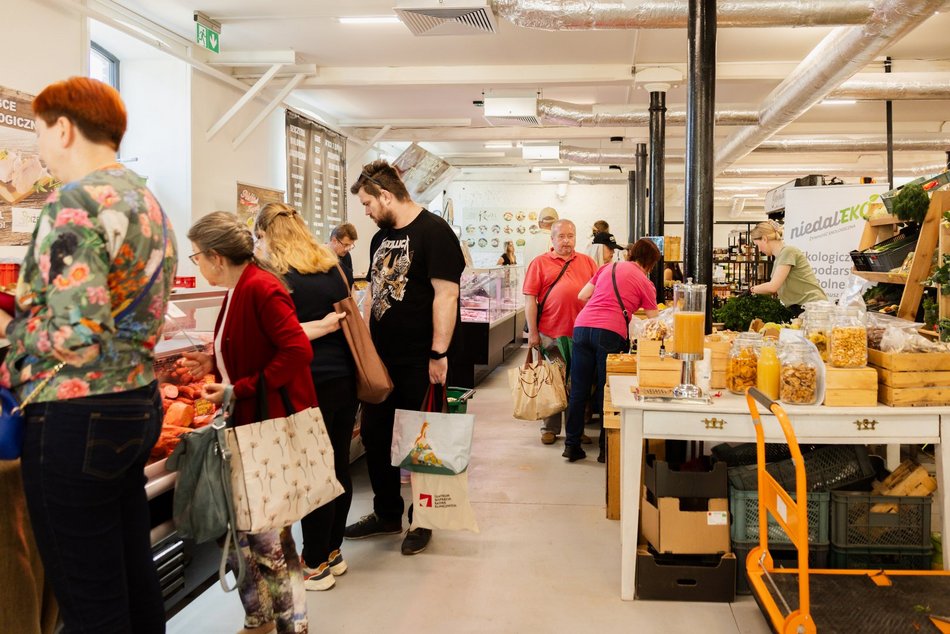 Łódź. Bazar Smaku w Ogrodach Geyera w Łodzi. Zdrowo, ekologicznie i klimatycznie