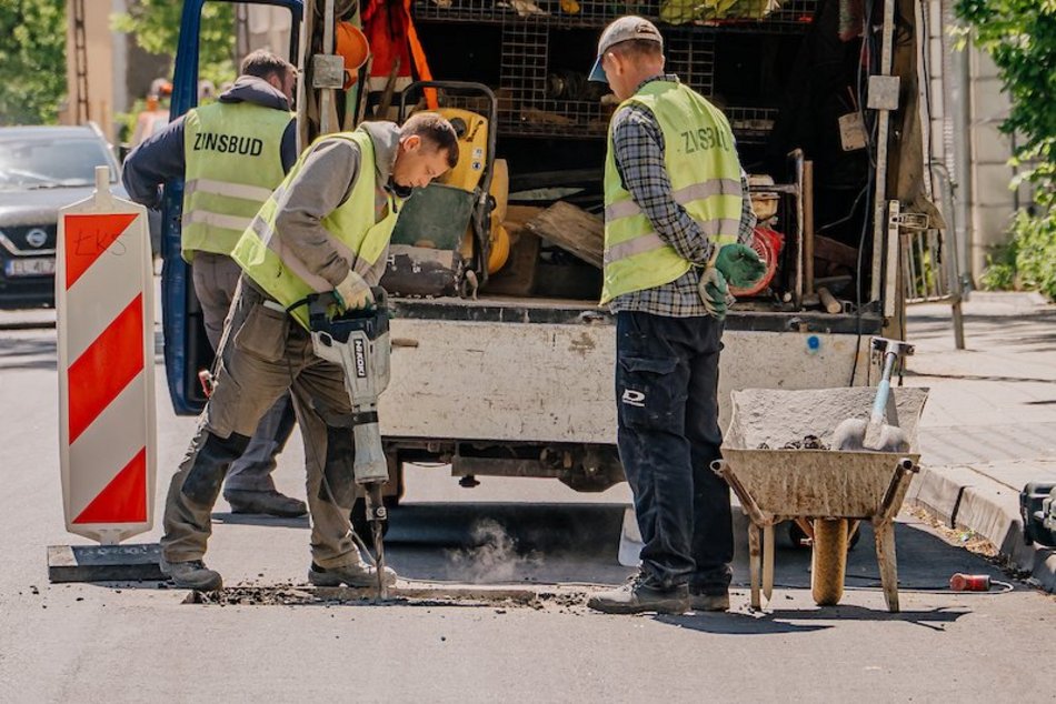 Łódź. Remont Piwnej i Powstańców Wielkopolskich