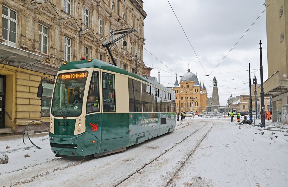 Specjalistyczny tramwaj testował torowisko