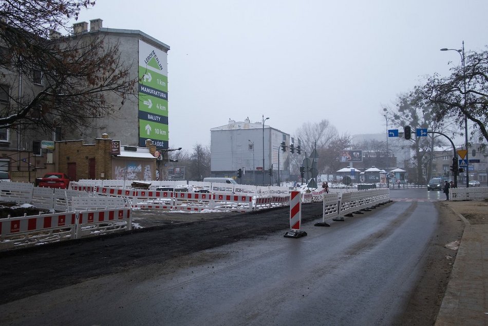 Łódź. Remont Lutomierskiej. Ruch jednokierunkowy w stronę Zgierskiej
