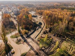 Łódź. Remont Kaczeńcowej. Zobacz nowe rondo i drogę z lotu ptaka!