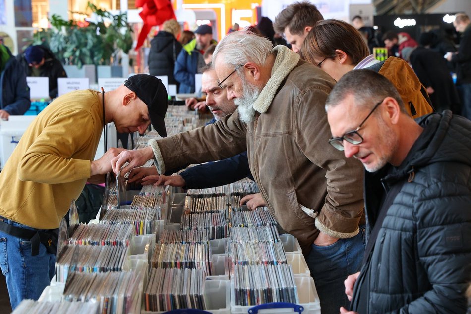Giełda płyt winylowych w Manufakturze