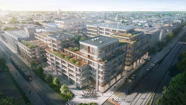 Nowe mieszkania przy Bulwarach Północnych w Łodzi. Park Staromiejski za oknami [WIZUALIZACJE]