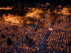 Cmentarz Szczecińska w Łodzi wygląda magicznie. Wybierz się na spacer w zaduszki
