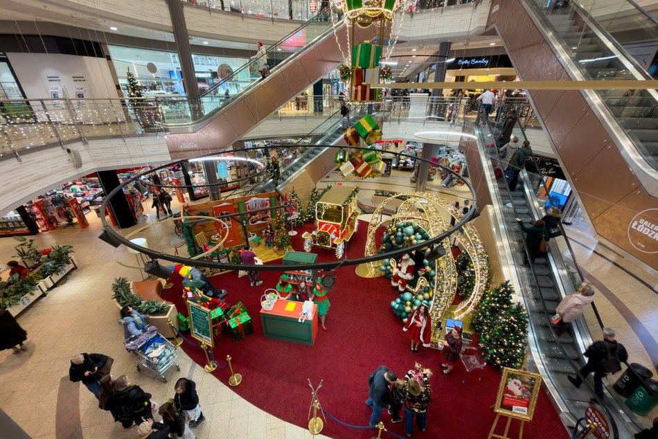 Przedświąteczna gorączka w Galerii Łódzkiej. Ile osób zdecydowało się na zakupy?