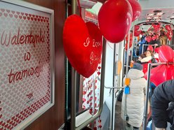 Łódź. Walentynkowy tramwaj MPK Łódź