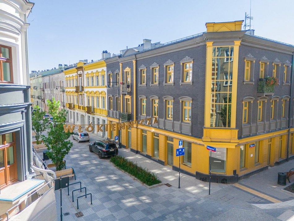 Łódź. Ulica Włókiennicza w Łodzi