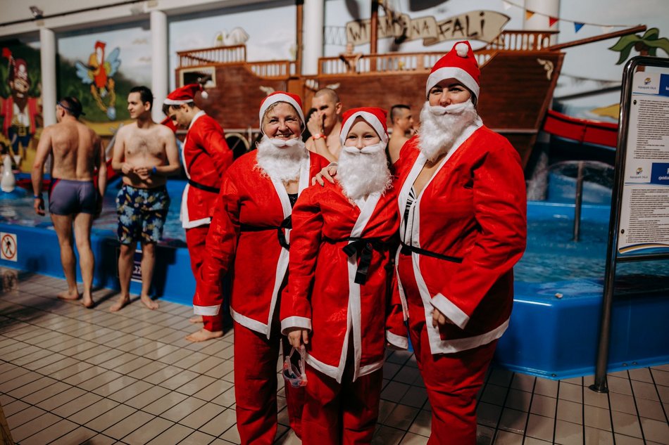 Aquapark Fala opanowały Mikołaje