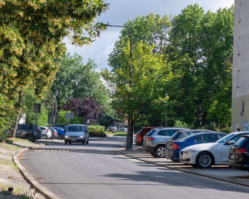 Ulica Ossowskiego po remoncie 