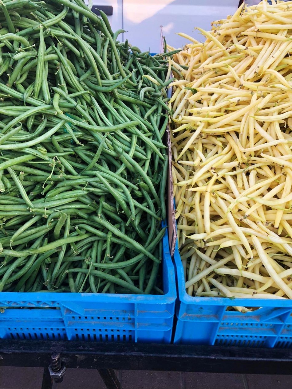 Rynek Bałucki Łódź - fasolka szparagowa