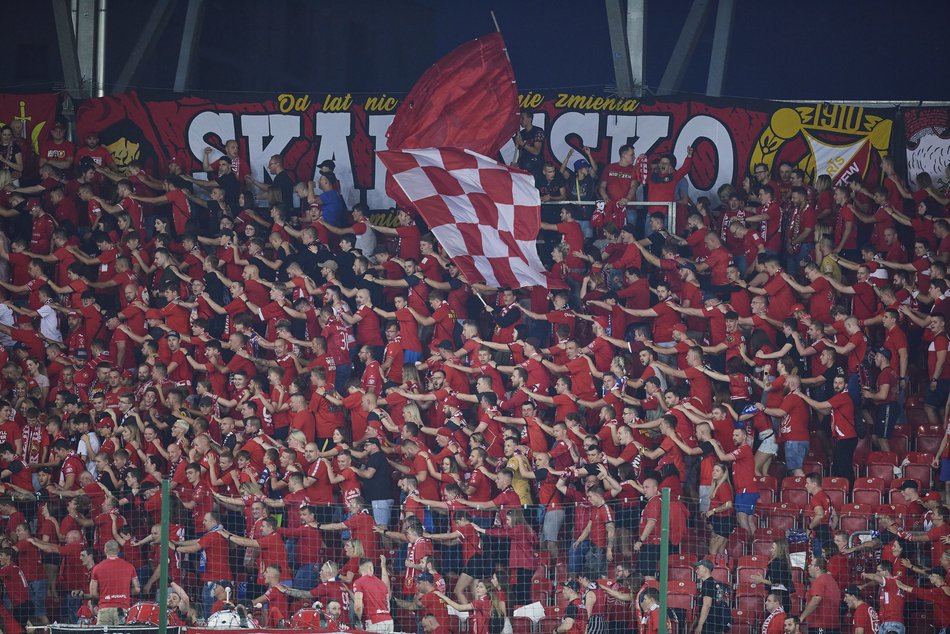 Mecz Widzew Łódź kontra Puszcza Niepołomice. Odszukaj się na zdjęciach z trybun!