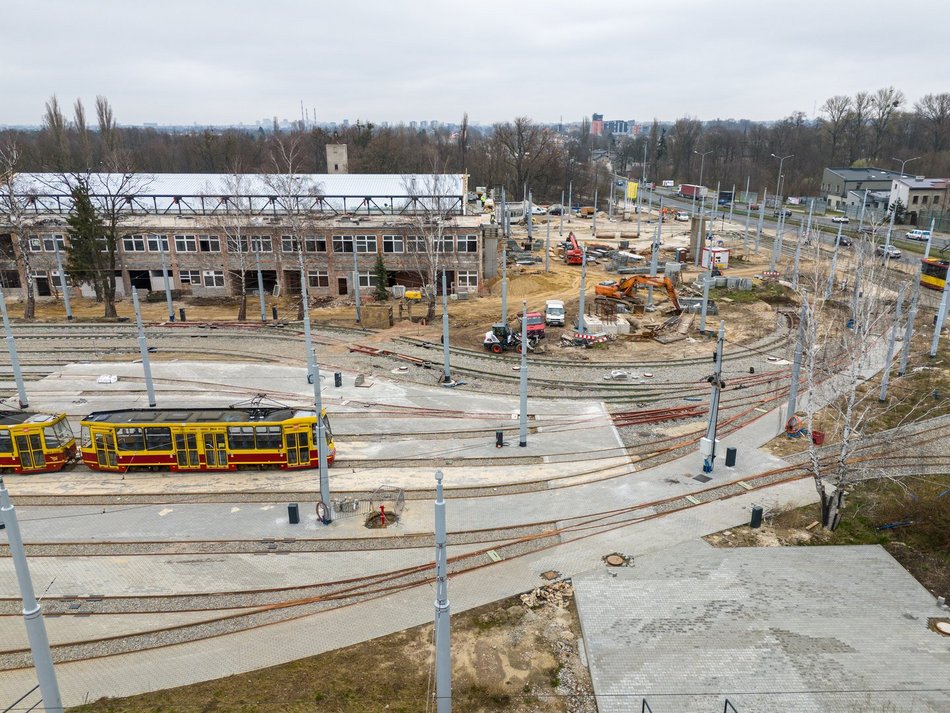 Zajezdnia Chocianowice w przebudowie