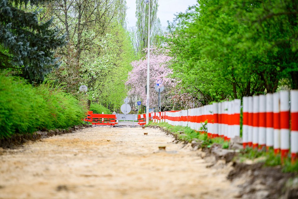 Łódź. Remont drogi rowerowej na Krzemienieckiej. Będzie wygodniej i bezpieczniej
