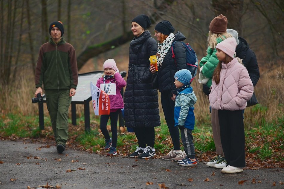 Łódź. Bieg Niepodległości w parku Julianowskim