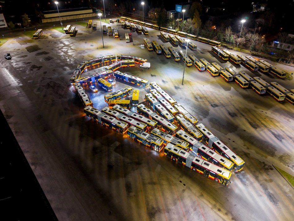 Św. Mikołaj z autobusów MPK Łódź