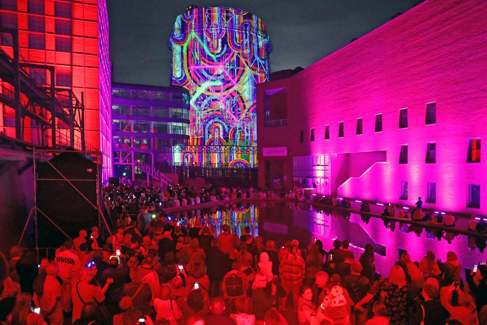 festiwal światła w Łodzi