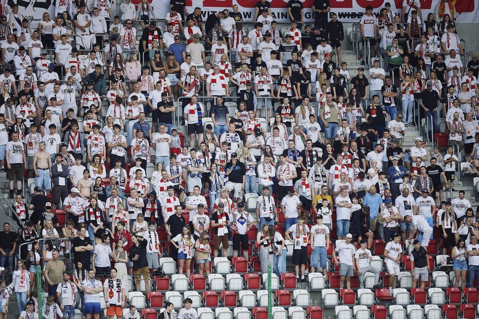 Kibice na meczu ŁKS Łódź z Górnikiem Łęczna. Byłeś/aś? Odszukaj się w galerii