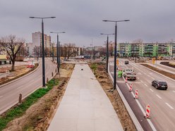 Łódź. Nowe torowisko MPK Łódź na Broniewskiego