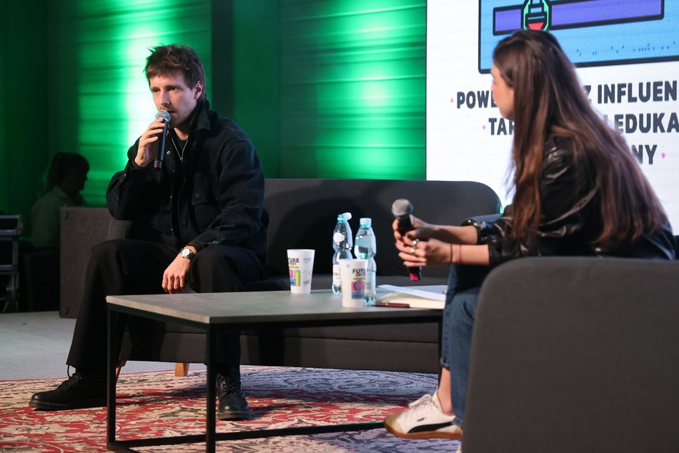 Łódź. Trzeci dzień Future Up! Fest w Łodzi. Byli Maciej Musiał, Kacper Błoński i Czarek Czaruje