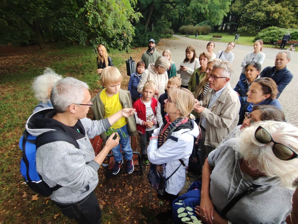 Spacer z robalami w Ogrodzie Botanicznym w Łodzi. Ostatni w tym sezonie!
