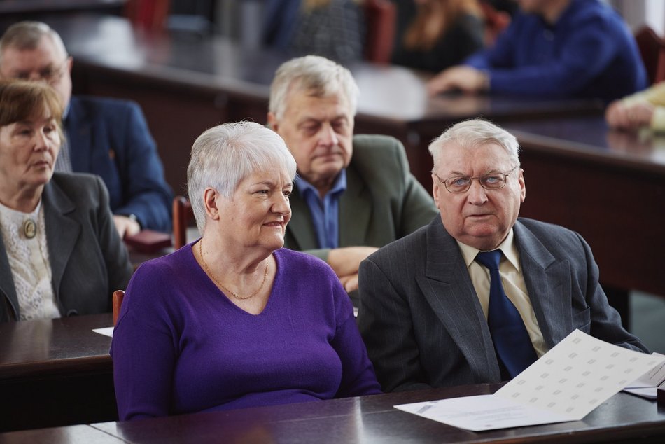 Uroczystość wręczenia medali z okazji długiego pożycia małżeńskiego