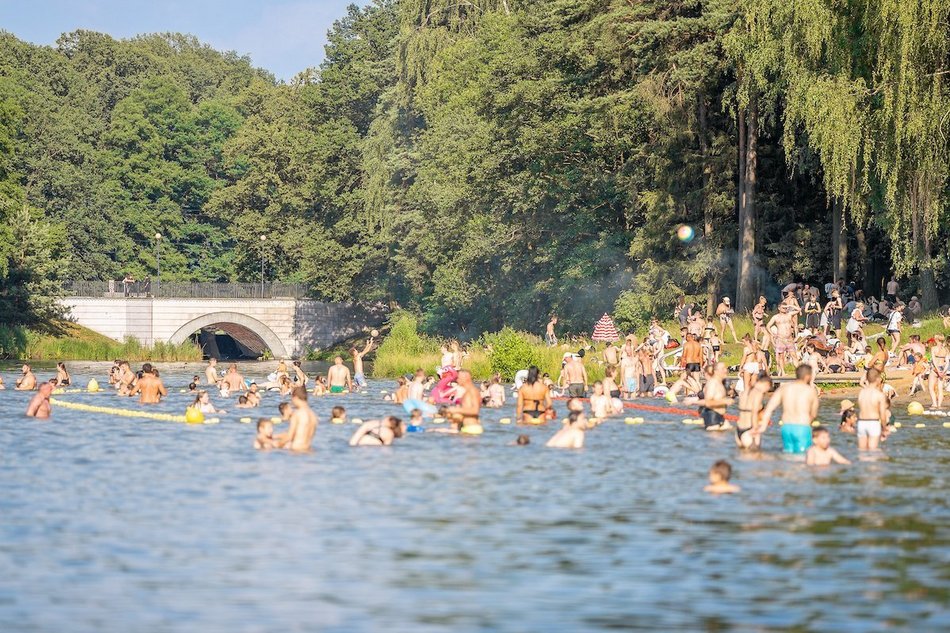 Łódź. Plaża i strzeżone kąpielisko