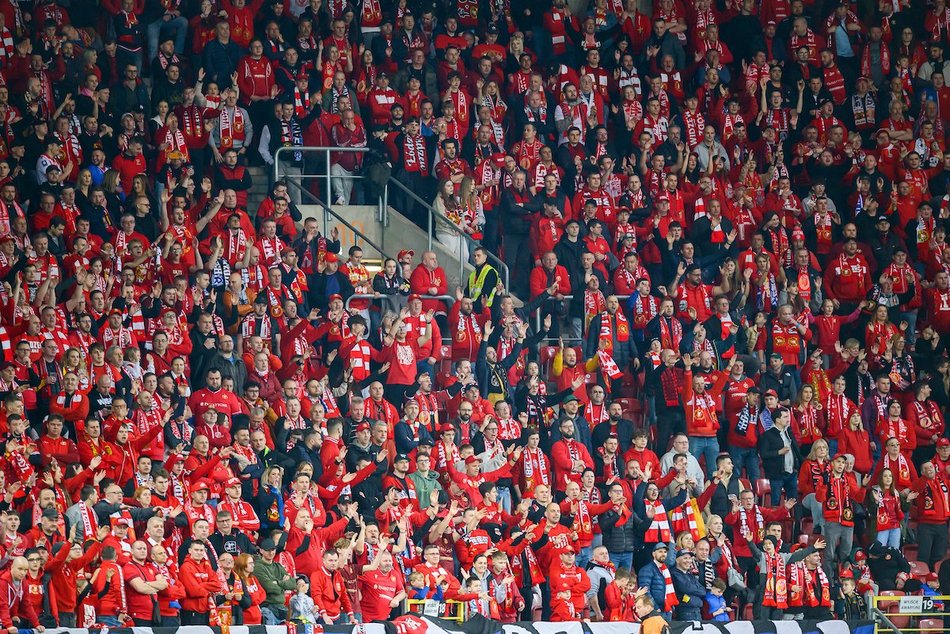 Łódź. Kibice na meczu Widzewa Łódź z Lechią Gdańsk. Byłeś/aś? Odszukaj się w naszej galerii