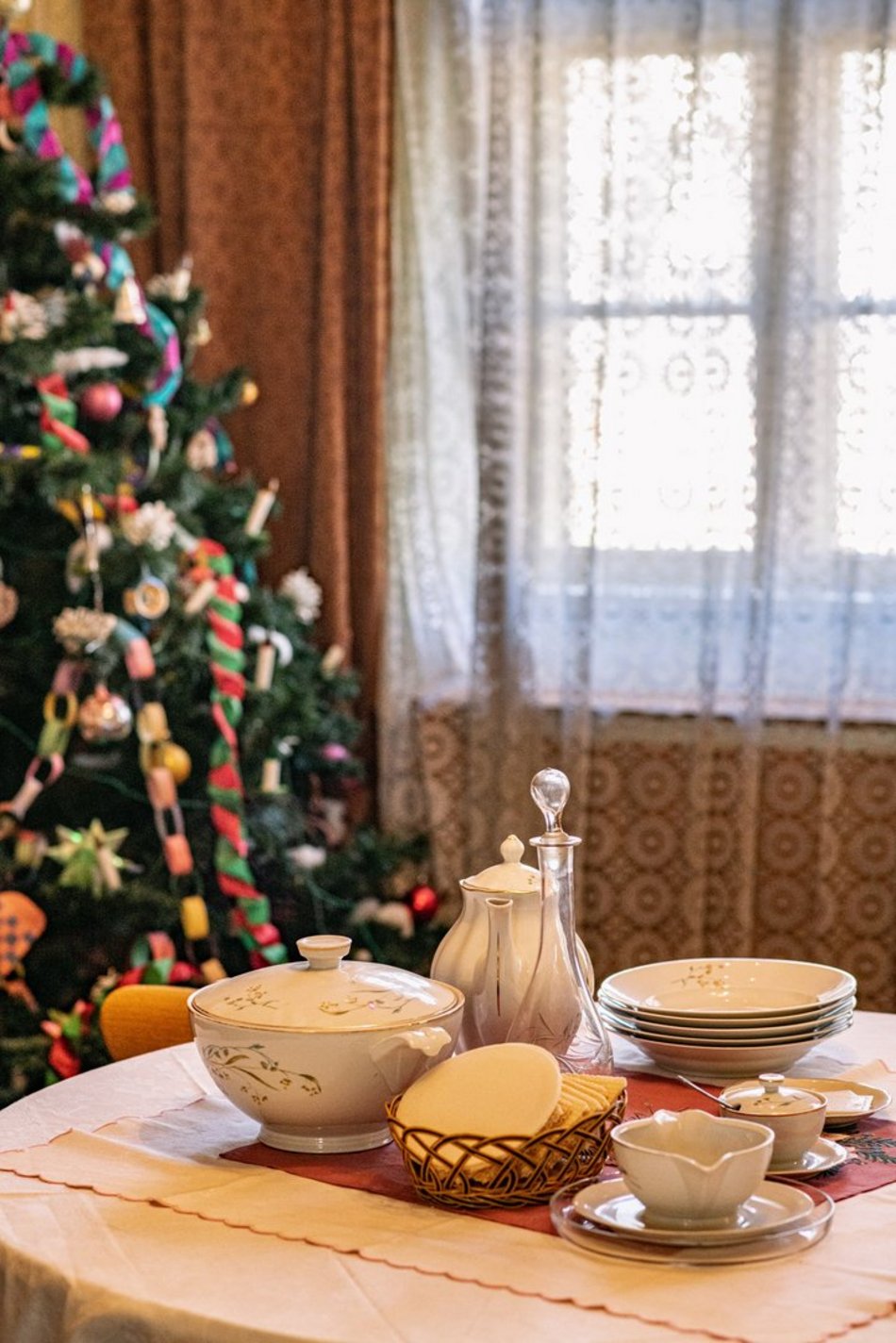 świątecznie przystrojone mieszkanie