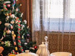 świątecznie przystrojone mieszkanie