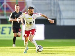 Widzew Łódź i ŁKS Łódź na boisku