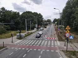 remont ulicy z lotu ptaka