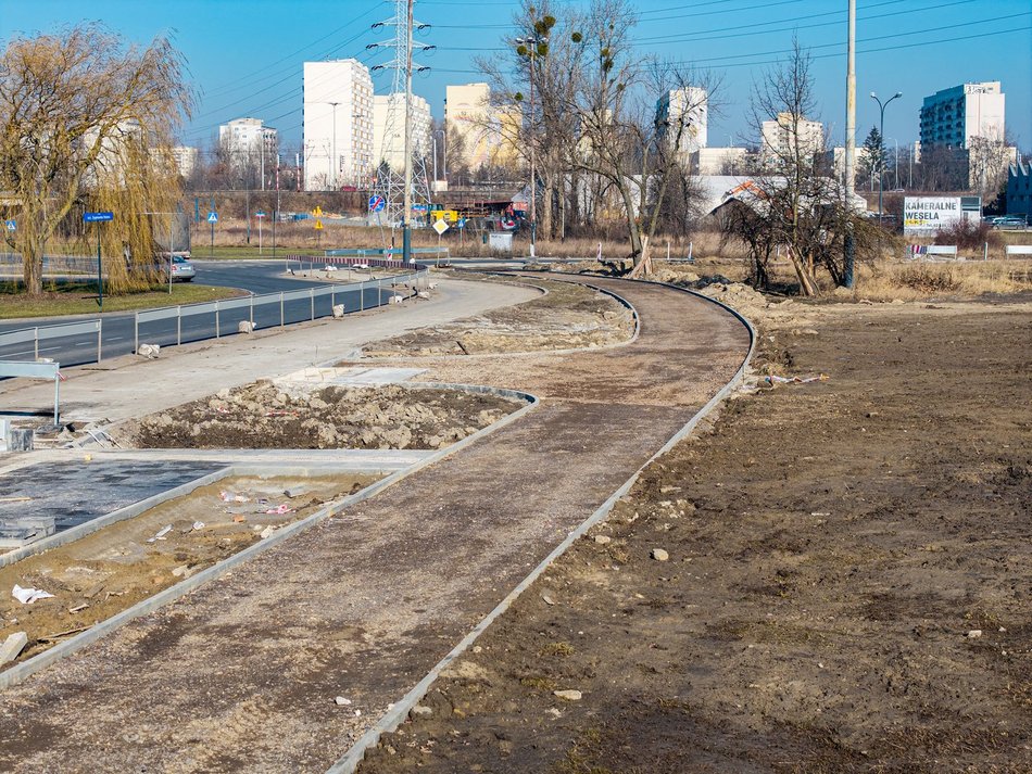 Łódź. Nowa ścieżka rowerowa na Retkini