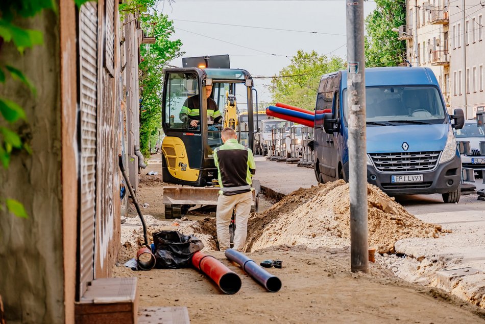 Łódź. Remont Pabianickiej w Łodzi. Drogowcy dokonali pierwszych rozbiórek