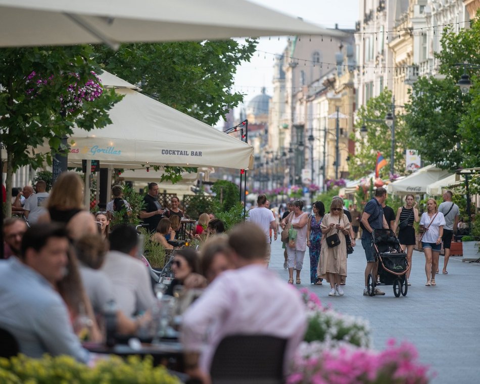 Piotrkowska tydzień przed 601. Urodzinami Łodzi